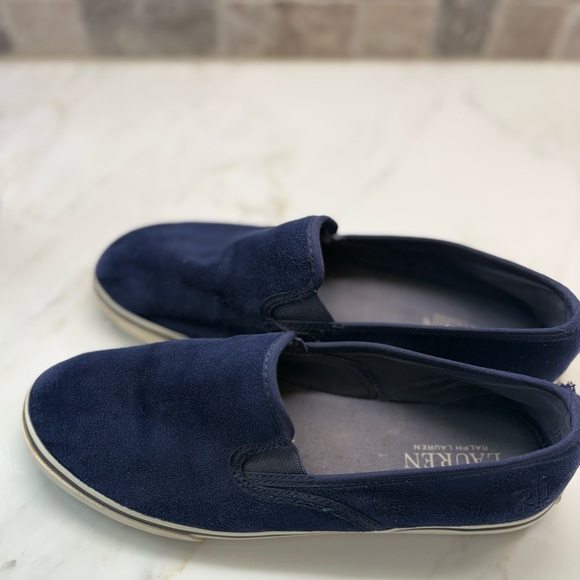 Lauren Ralph Lauren Shoes - Lauren Ralph Lauren Deep Blue Slip-on Shoe